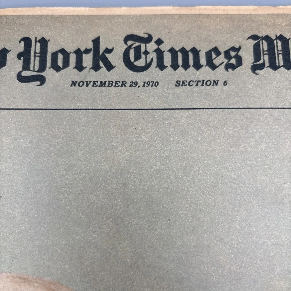 The New York Times Magazine November 29 1970 Infants Are Smarter No Label ADS